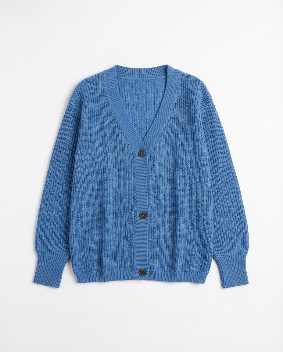Indigo Knit Cardigan