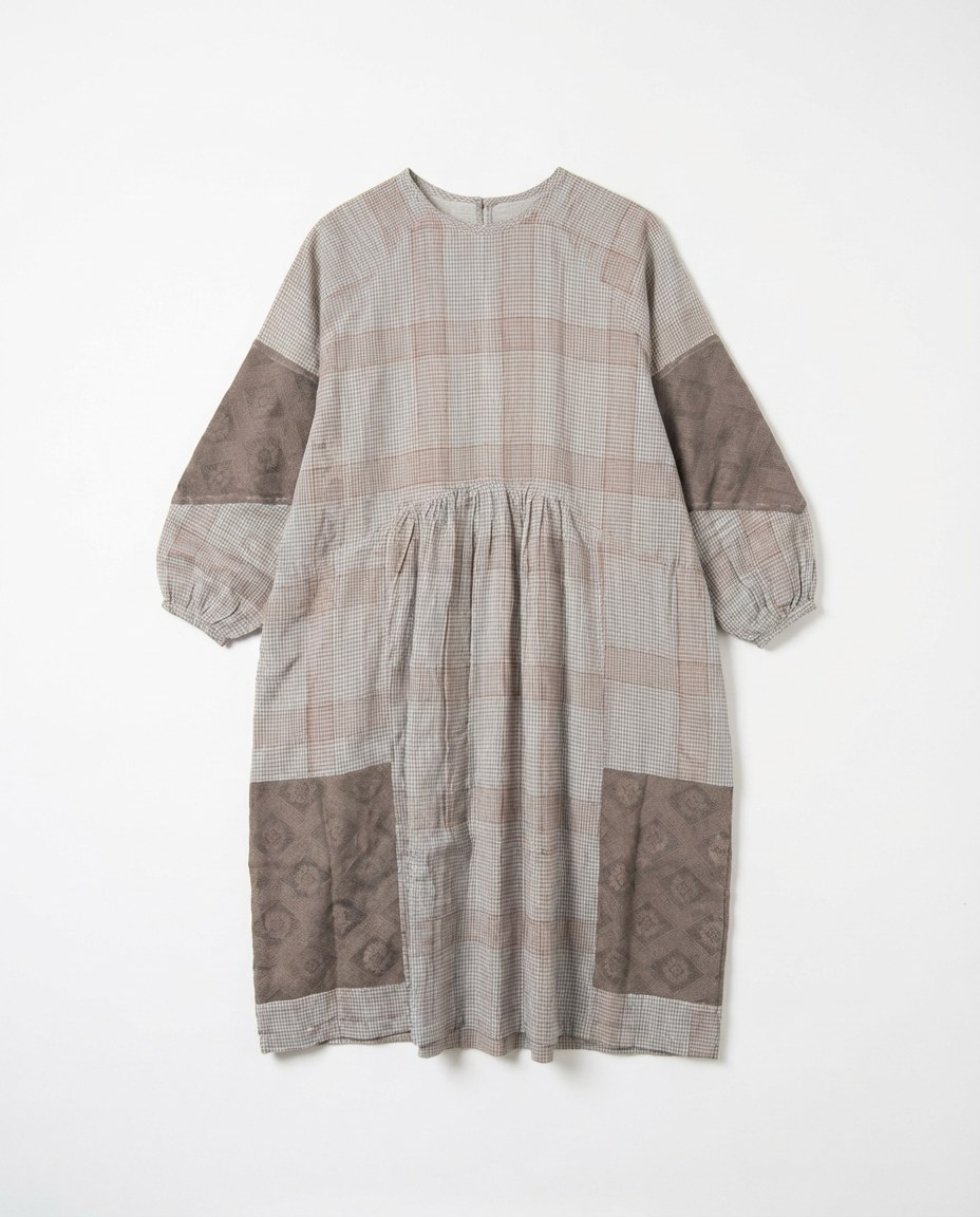 Check Patch Dress