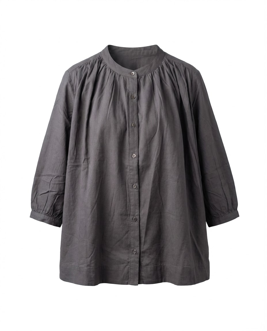 Darkest Brown Oversized Button Shirt