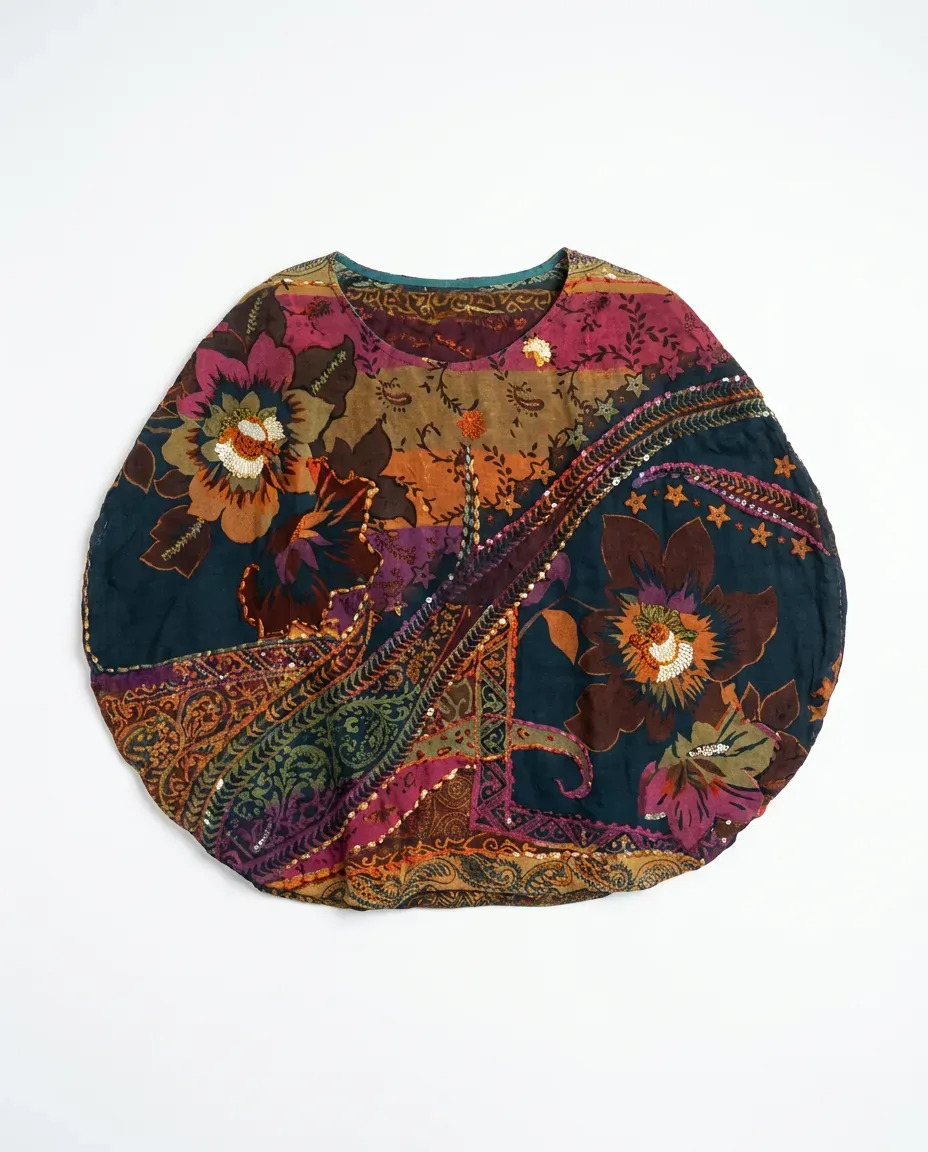 Handloom Floral Top
